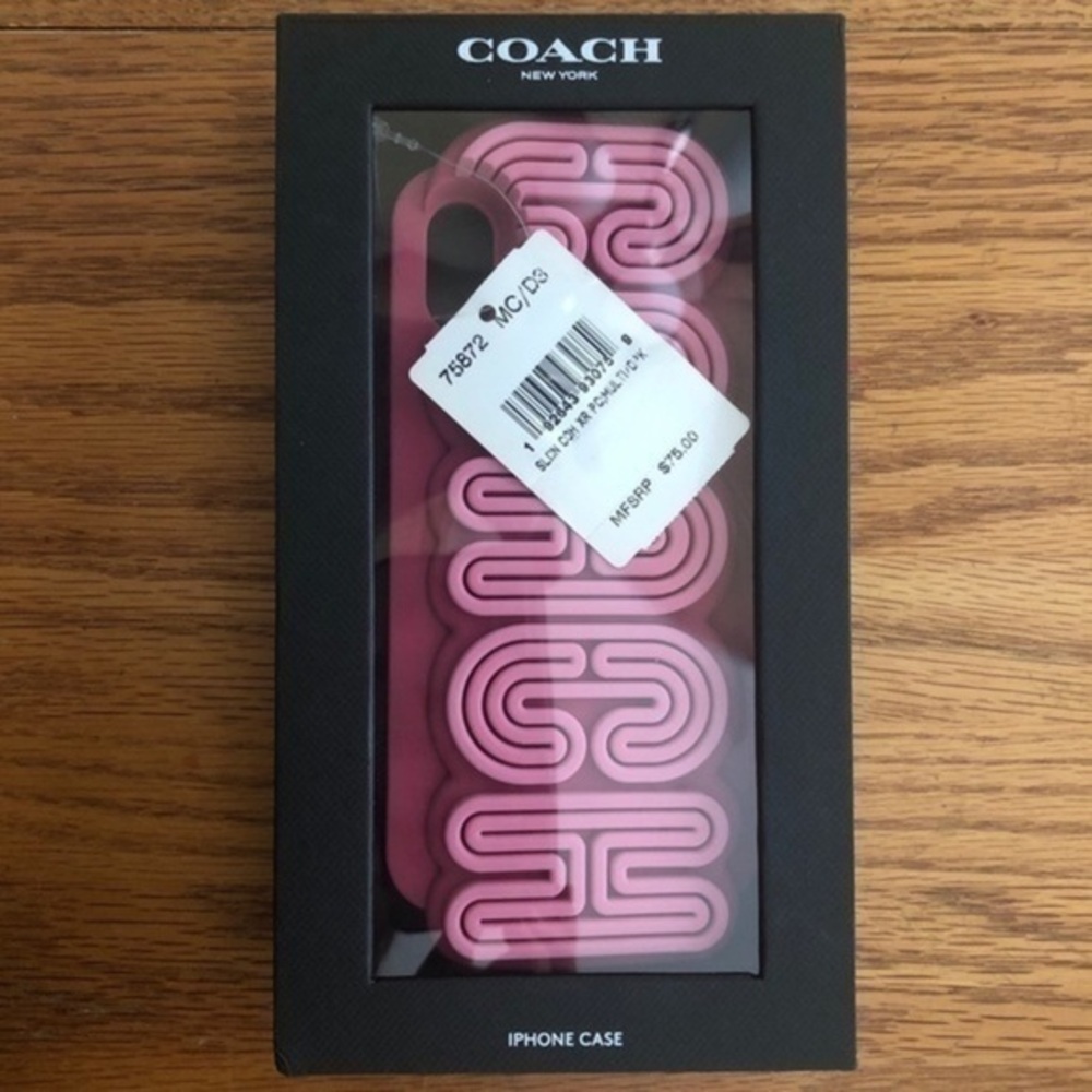 Coach Dark Pink iPhone X / XS Case 3D Phone Case BRAND NEW